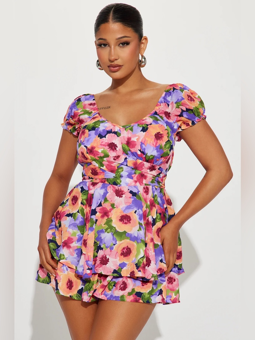 Fashion Nova Floral Romper